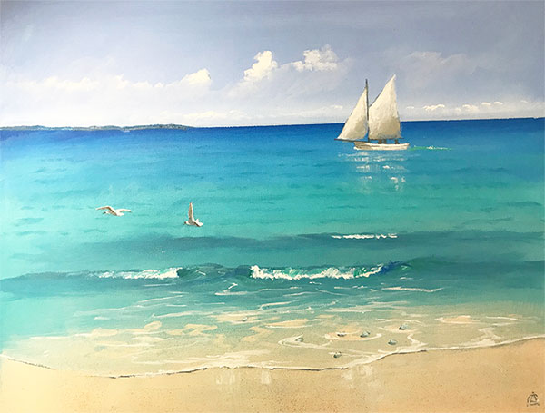 Sailing to Eleuthera by Christopher Crofton-Atkins