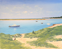 Bluff Point - Oil Painting by Christopher Crofton-Atkins (thumbnail)