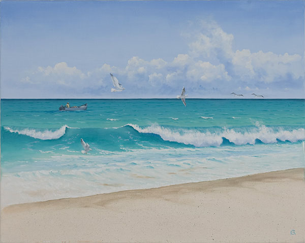 Bahamas Bound - an original painting by Christopher Crofton-Atkins
